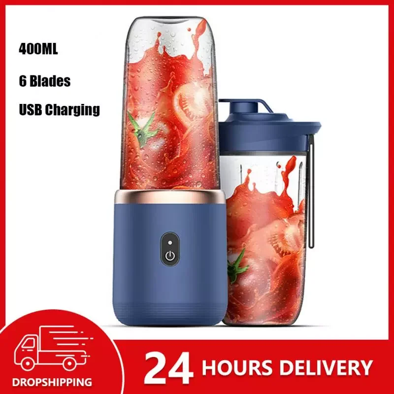 

Соковыжималка для фруктов, 6 лезвий, USB-зарядка