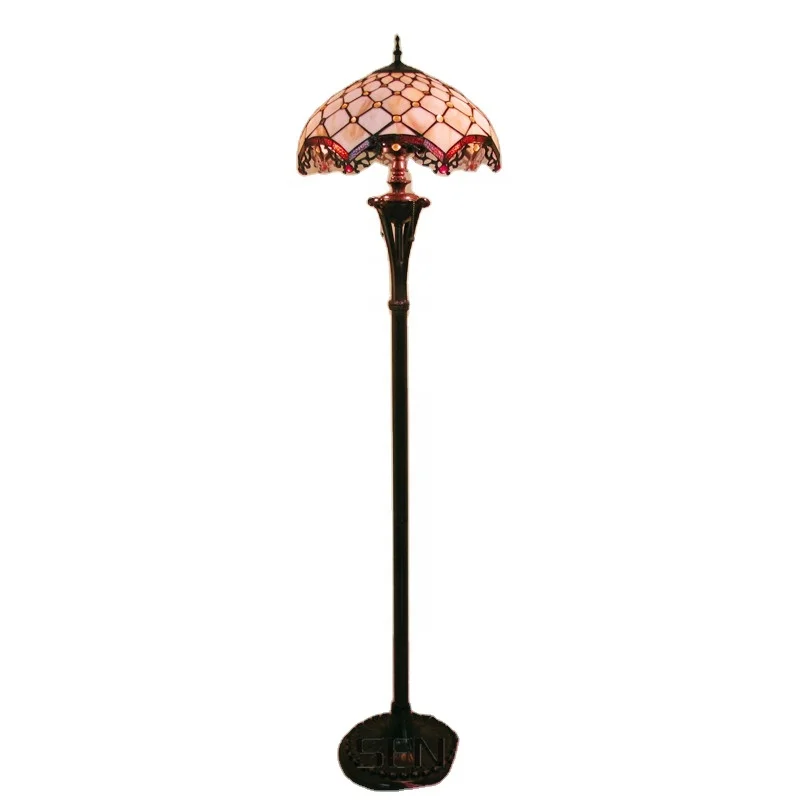 

2020 Factory Price Contemporary Flower LED Standing Lamps Tiffany Floor Lamp For Living Room Wholesale