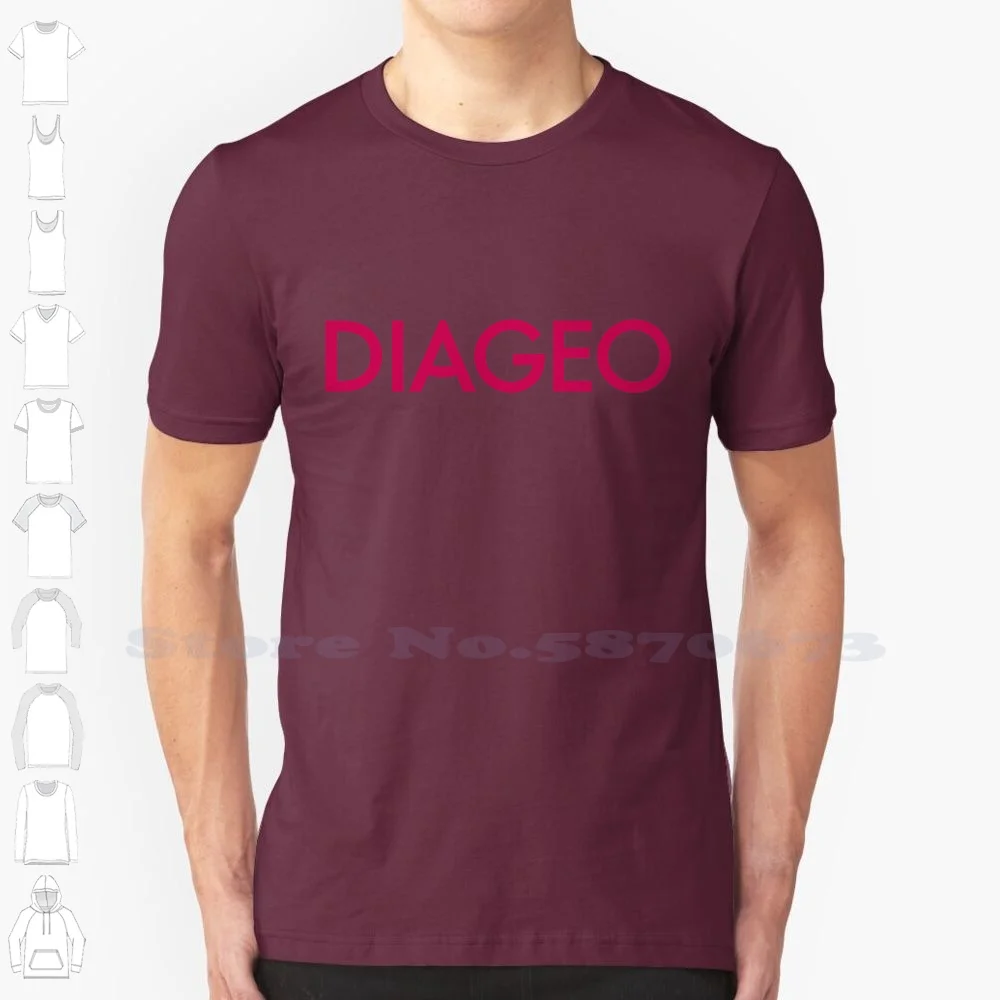 

Diageo Logo Unisex Clothing 2023 Streetwear Printed Brand Logo T-shirt Graphic Tee