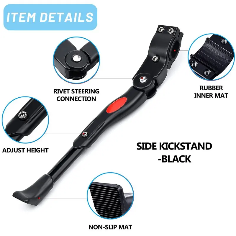 

Free shipping Bike Side Kickstands for 22"-26" 700C Mountain Bike