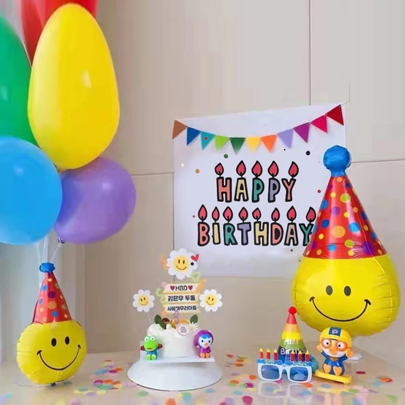 

Детский декоративный фон для дня рождения, 90 см * 90 см, цветные буквы, гобелен в виде свечи, украшение для 1-го дня рождения, подвесная ткань