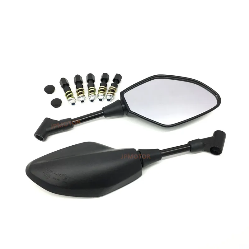 

Motorcycle 8mm 10mm Mirrors Universal Rear View Side Mirrors For Harley Fatboy FLTR FLHX Road Street Glide Honda Yamaha Suzuki