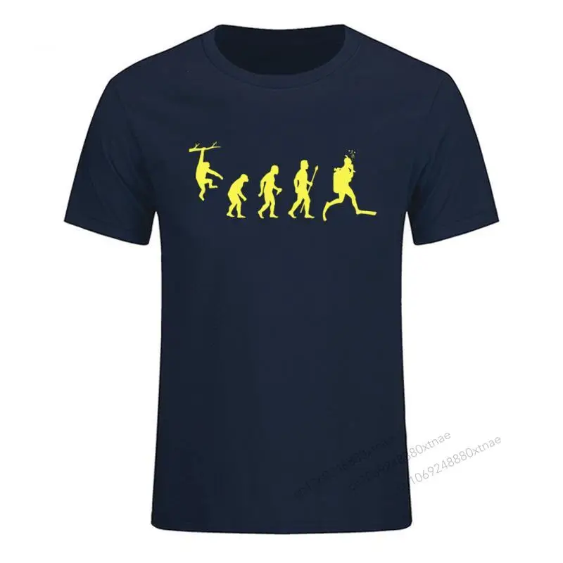

NEW Funny Diving Evolution Printed Tee Shirt For Male Picture Custom Funny Diving Evolution Camiseta Short Sleeve Cotton T-shirt