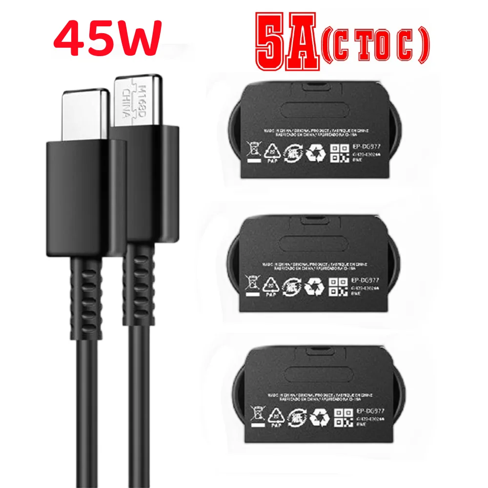 

Кабель для быстрой зарядки Samsung S23/S22/S21 Ultra, 100 шт., 45 Вт