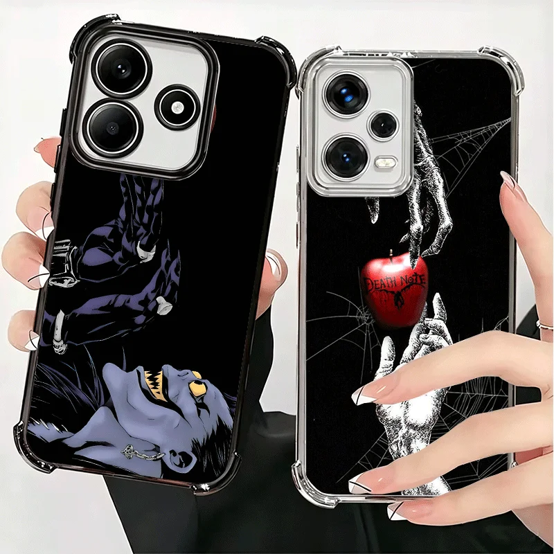 Фото Чехол для телефона N-Notes D-Deaths Anime Ryuk с покрытием для Xiaomi Redmi Note 14 15 Pro Plus 13 12 12S 11S 10S 11T 10 9S, противоударный №3