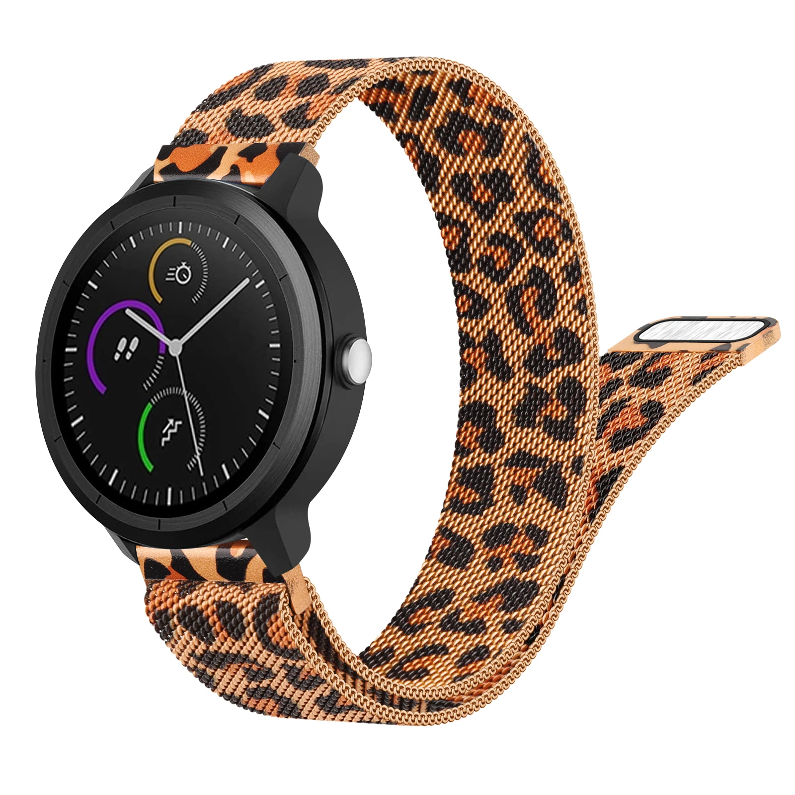Металлический магнитный ремешок для Garmin Vivoactive 3 4 CAME SQ наручных часов Forerunner 645 245M 45