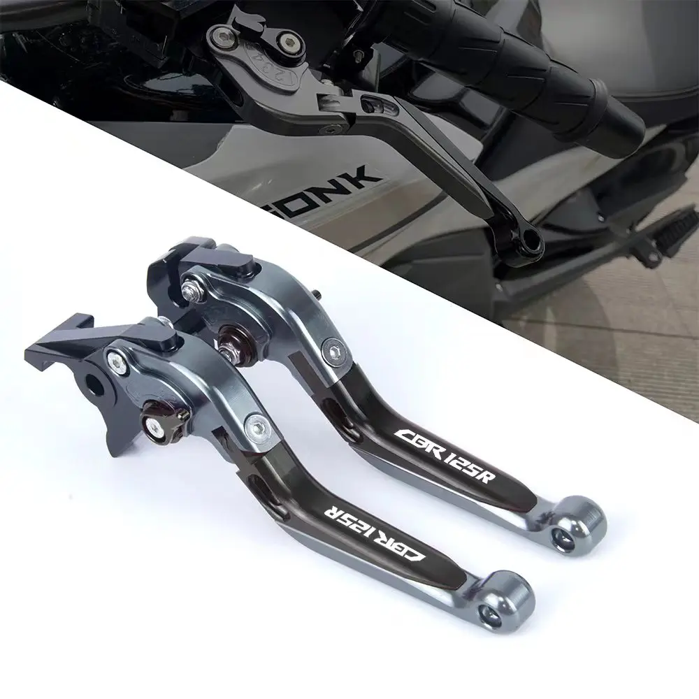 

For Honda CBR125R CBR 125R 2011-2020 2019 2018 2017 2016 2015 Motorcycle CNC Adjustable Foldable Short Brake Clutch Lever
