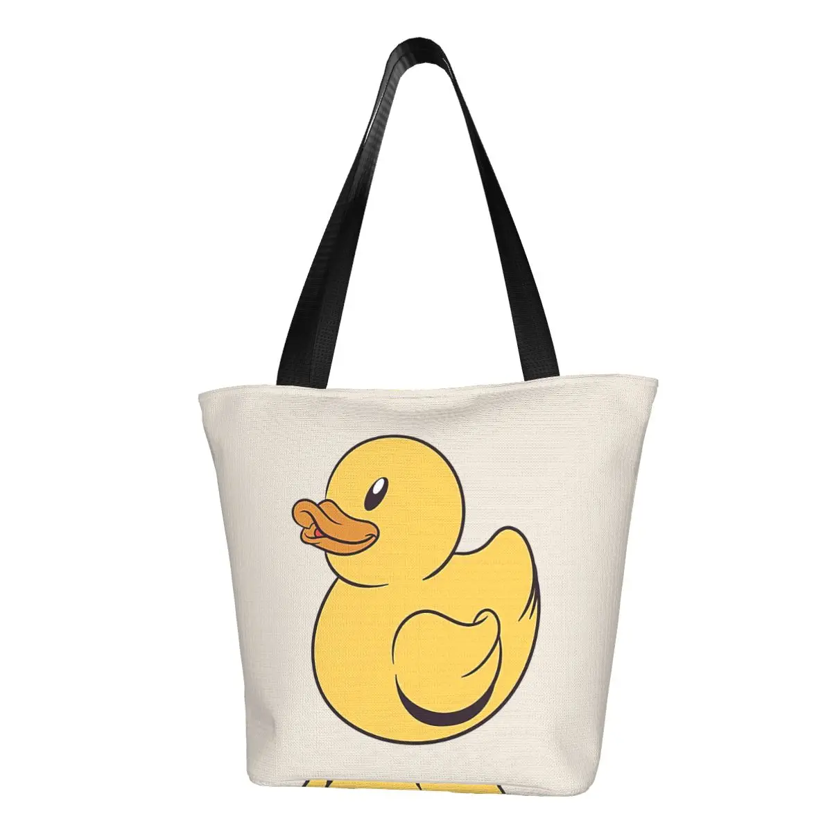 Plain Ole Rubber Duckie Shopping Bag Aesthetic Cloth Outdoor Handbag Female Fashion Bags