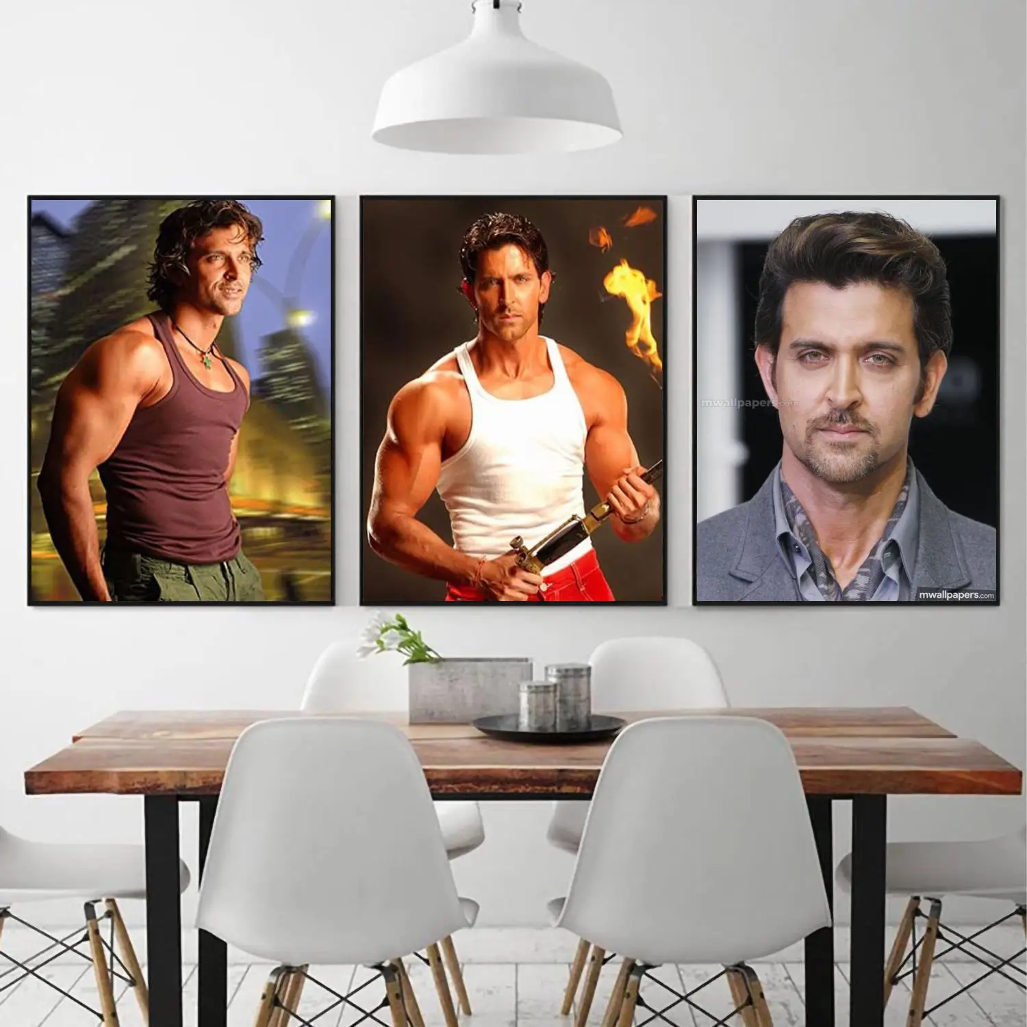 

Hrithik Roshan poster 24x36 Wall Art Canvas Posters Decoration Art Poster Personalized Gift Modern Family bedroom Painting