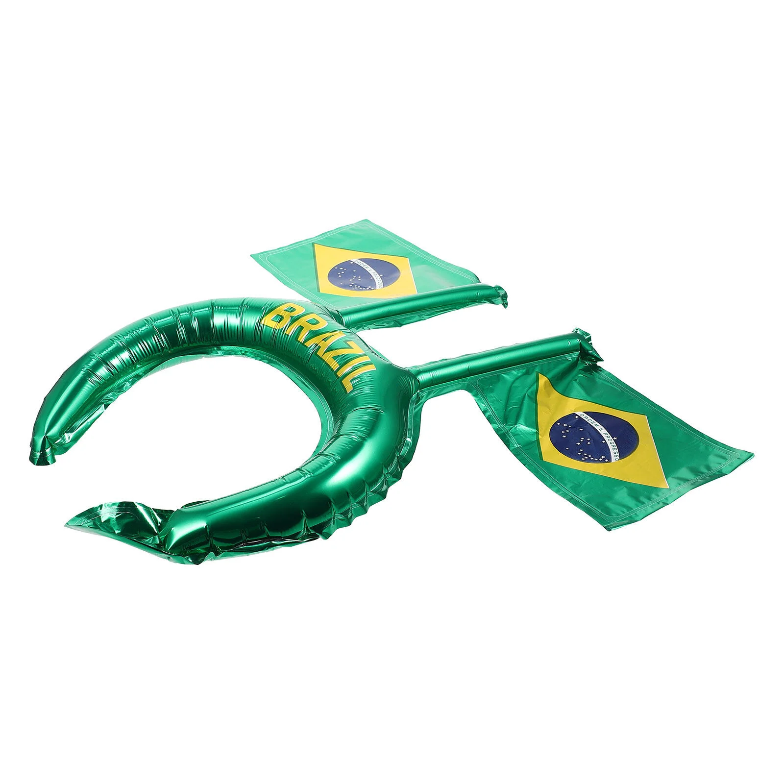 

20 Pcs Headband Sport Fans Football Party Headbands Inflatable Soccer Favors Aluminum Film Balloon Office