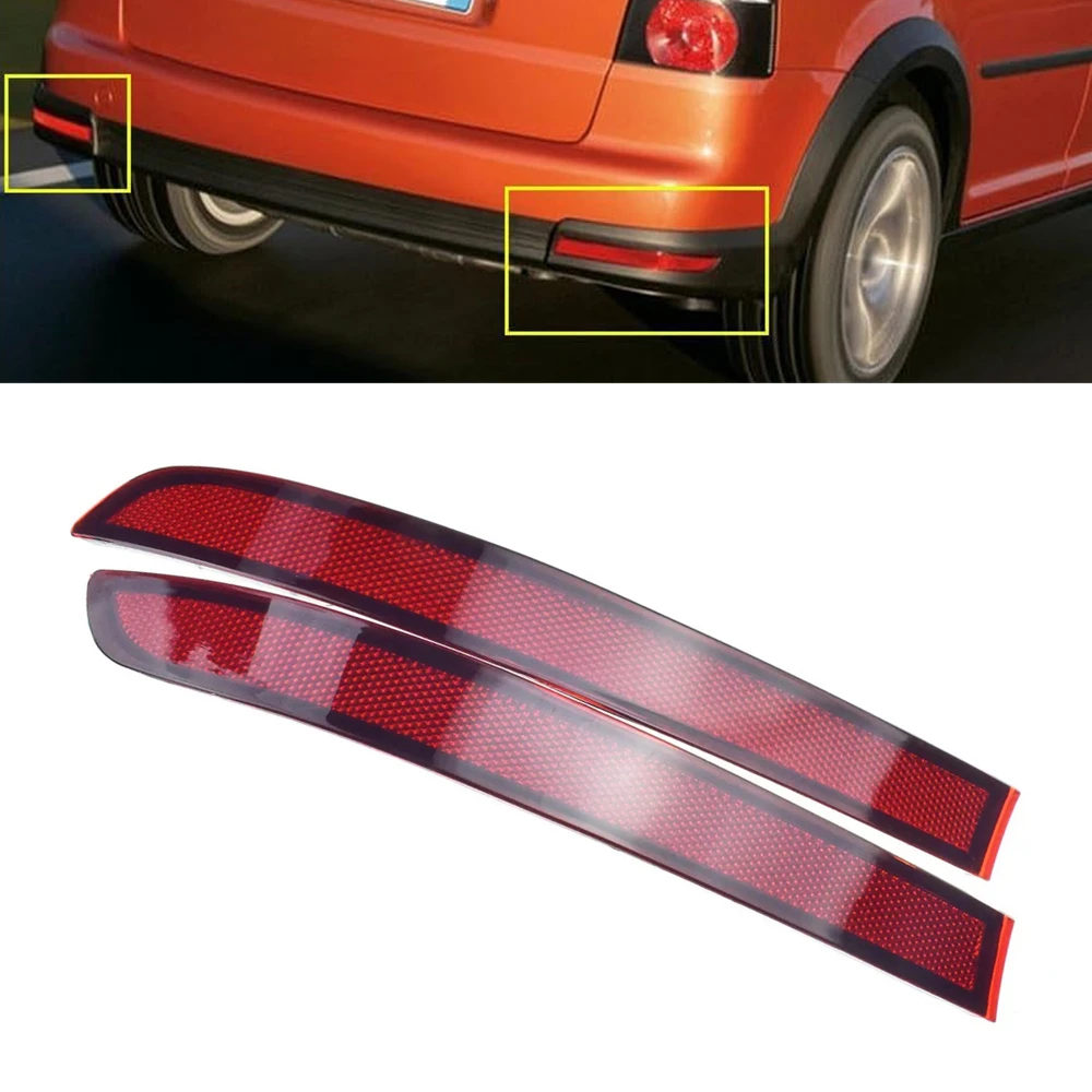 

1 Pair Rear Bumper Reflector For VW Volkswagen Touran 2006 2007 2008 2009 2010 Accessories Parts OEM 1T0945105A 1T0945106A