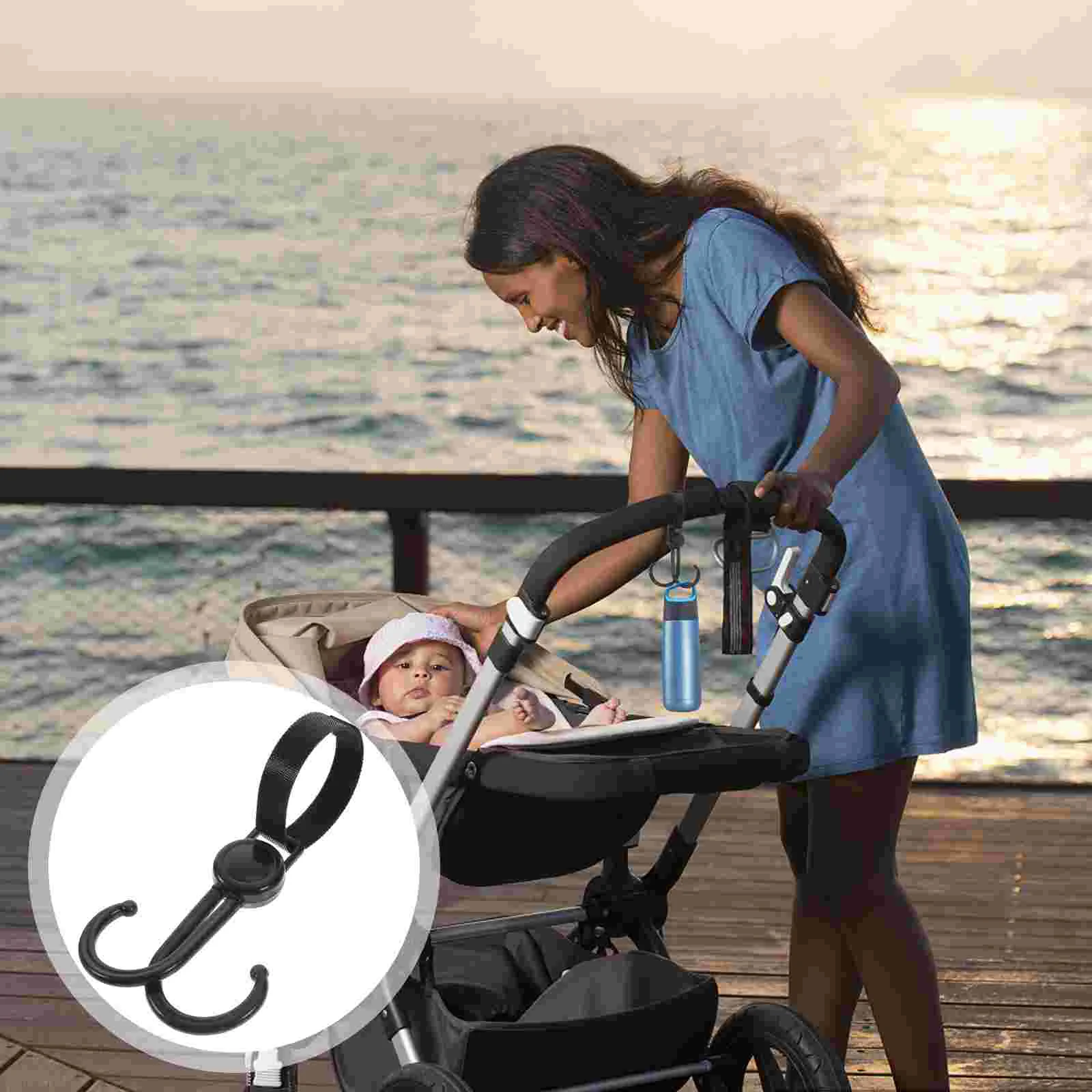 

Hooks Stroller Diaper Hook Hanger Pram Baby Pushchair Clips Clip Mommy Tote Carrying Purse Hanging Grocery Shopping Holder