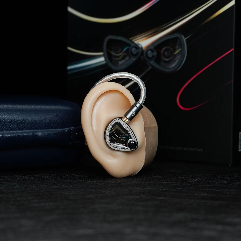 Фото Juzear Light Shuttle HiFi внутриканальные проводные наушники с 1 динамическим + 4 балластными + 2 планарными излучателями и сменным кабелем 3.5+4.4 мм. №5