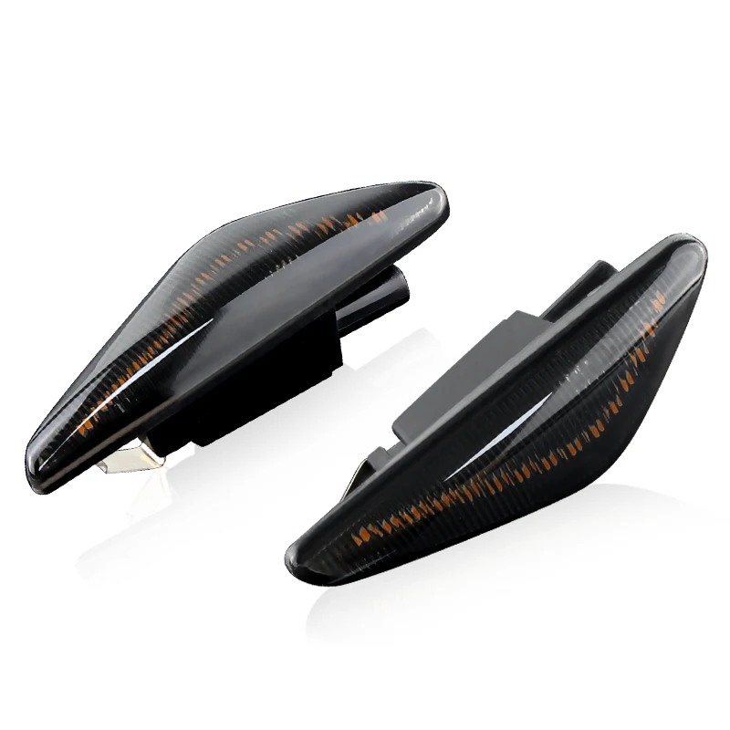 2x Smoked Led Side Mirror Dynamic Turn Signal Sequential Indicator Blinkers For BMW 3 Series E46 316Ci 318Ci 320Cd 320Ci 323Ci images - 6