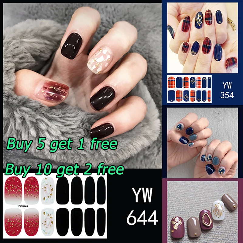 

Nail Stickers Decals Plain Stickers Nail Stickers Designer Nails Sticker Designer Nails Art Decoration Nail Accesoires Sticker