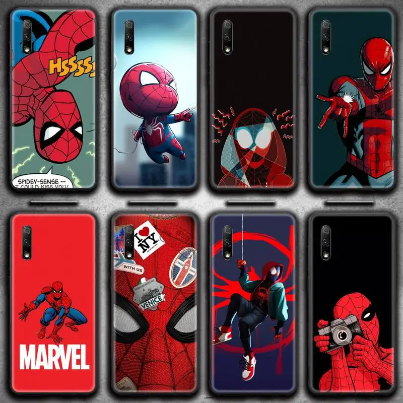 

Marvel superhero spiderman Phone Case For Huawei Nova 6se 7 7pro 7se honor 7A 8A 7C 9C Play