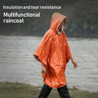 rain cape men women raincoat bicycle raincoat rain coat rainwear rainproof reflective wind proof emergency poncho