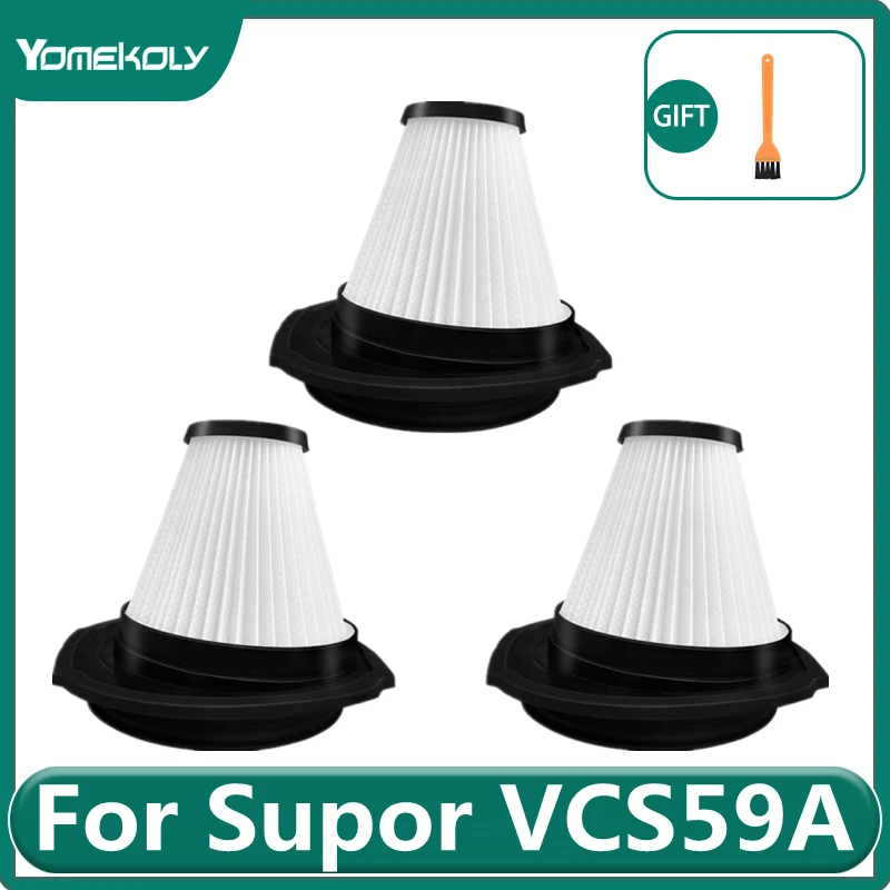 

Hepa Filter Replacement Accessories For Supor VCS59A Handheld Vacuum Cleaner Spare Parts Cleaning Tool kits