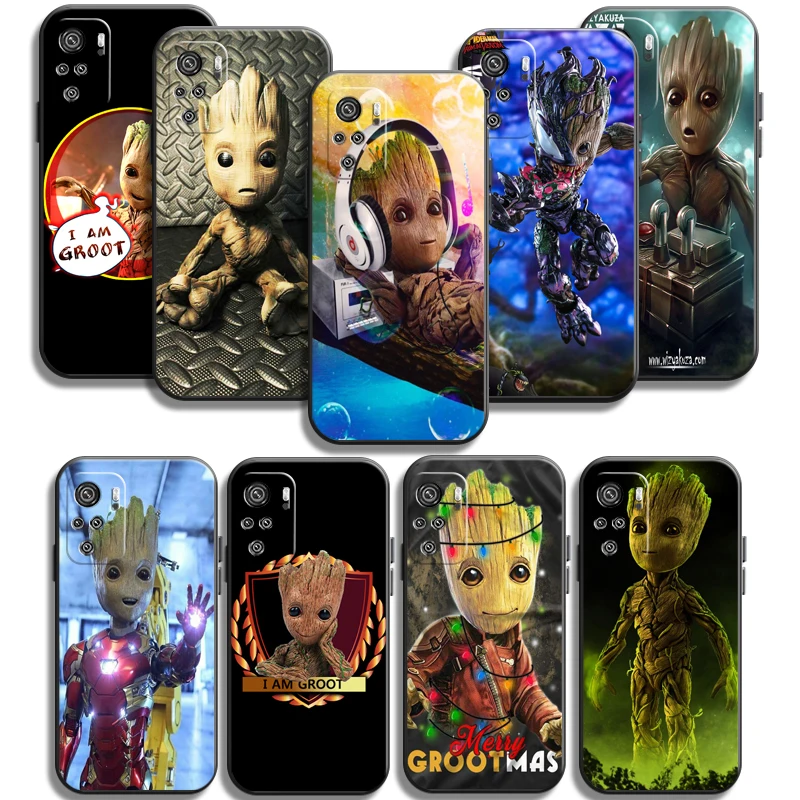 

Marvel Groot Cartoon Phone Cases For Xiaomi Redmi Redmi 7 7A Note 8 Pro 8T 8 2021 8 7 7 Pro 8 8A 8 Pro Coque Back Cover