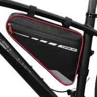 wheel up waterproof road cycling triangle pannier top tube front frame bicycle bag reflective bike bag bicycle accessories
