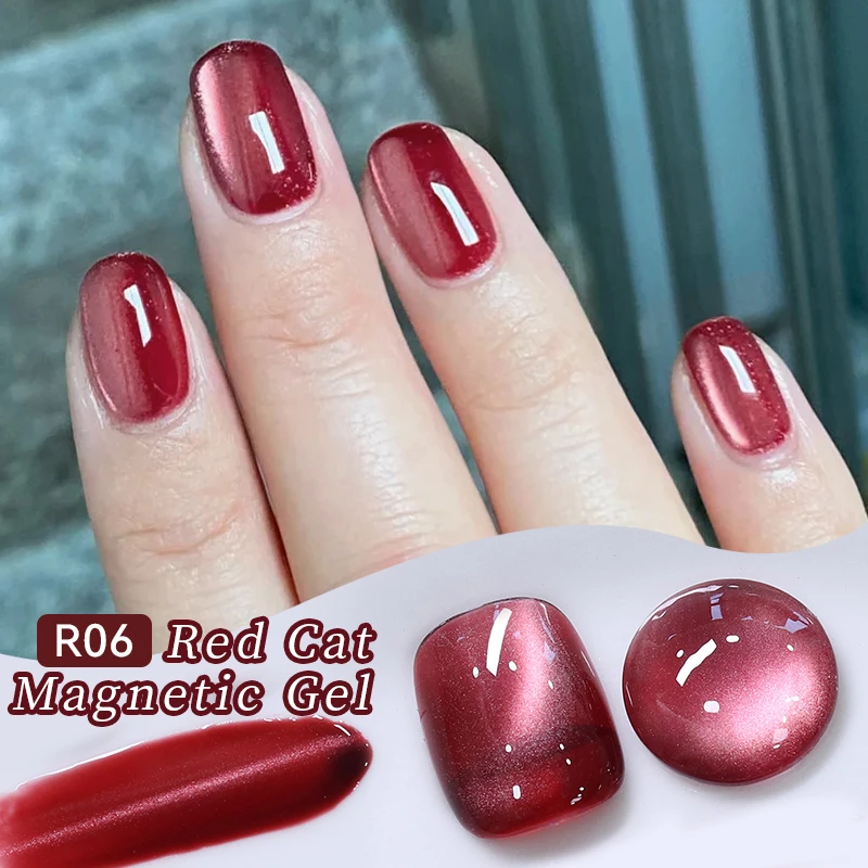 UR SUGAR 15 мл Withered Rose Cat Магнитный гель-лак для ногтей Белый допаминовый сверкающий