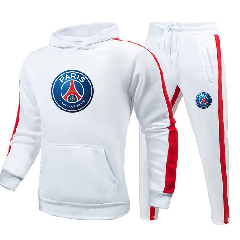 

Новинка 2022, футбольный спортивный костюм для мужчин и женщин, модная спортивная одежда для отдыха, свободная одежда с принтом для влюбленны...