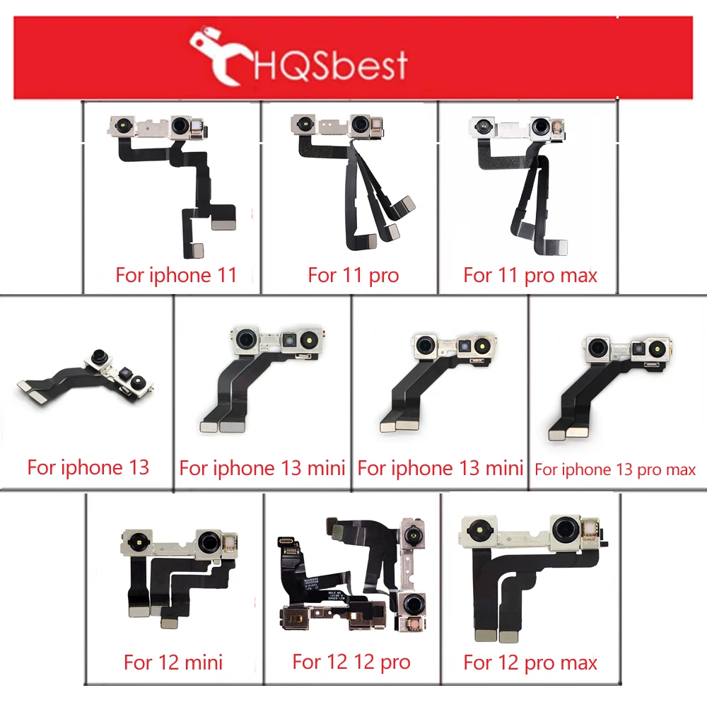 Сменный гибкий кабель для фронтальной камеры для селфи для iPhone 11 11 pro max 12 12 mini 12 pro max 13 13 Pro Max