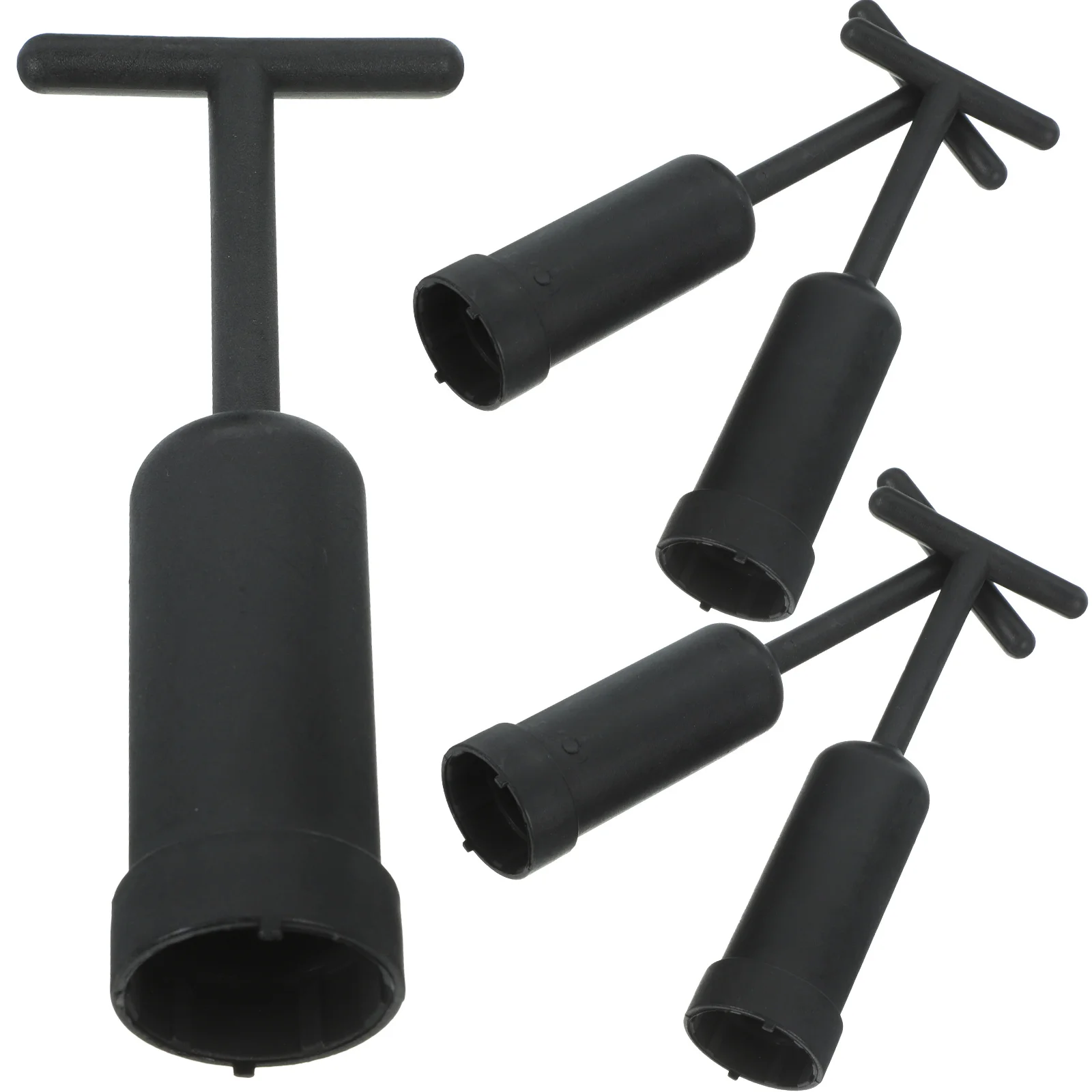 

5 Pcs Plastic Wrench Lamp Shade Socket Ring Removal Tool Dual Purpose for Threaded Rings Lampshade Washer Light Accessories