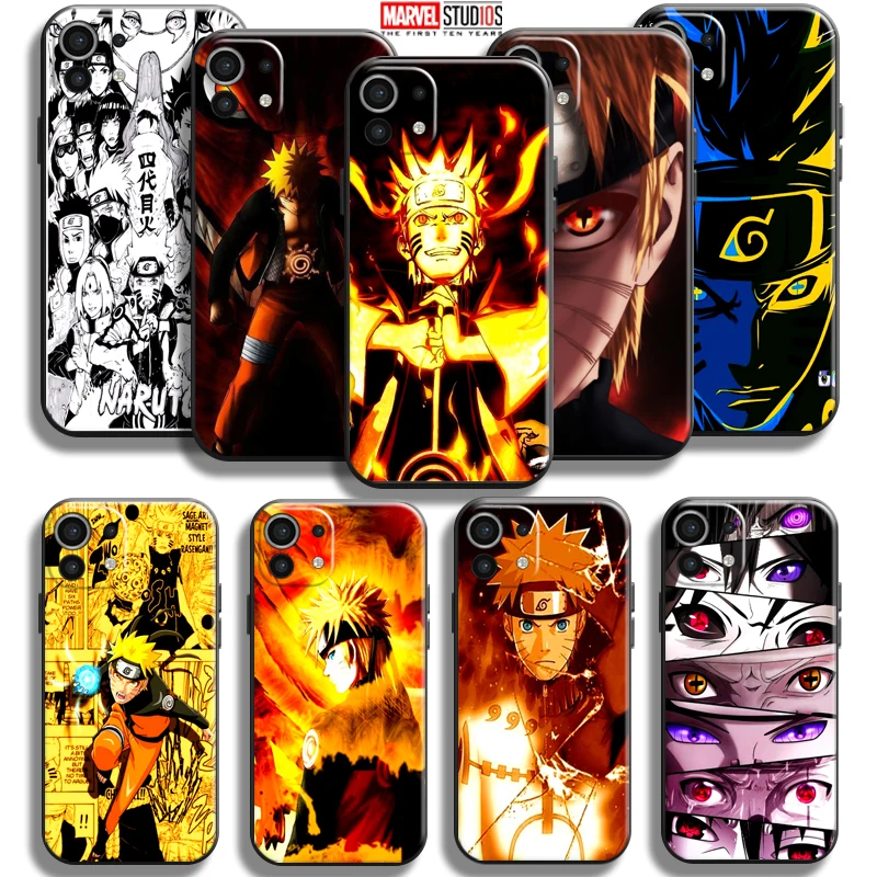 

Naruto Anime Phone Case For Xiaomi Mi 11 11 Lite 5G Carcasa Silicone Cover Back Black Soft Funda