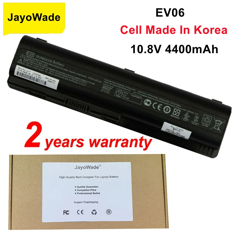 Аккумулятор JayoWade EV06 для ноутбука HP Pavilion DV4 DV5 DV6 для Compaq Presario CQ50 CQ71 CQ70 CQ61 CQ60 CQ45 CQ41 CQ40 HSTNN-LB73