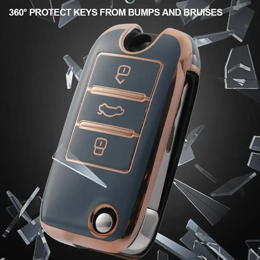 Умный чехол для ключей TPUCar защитный брелока кожаный RX5 MG3-MG7 MG ZS GT GS 350 360 750 W5