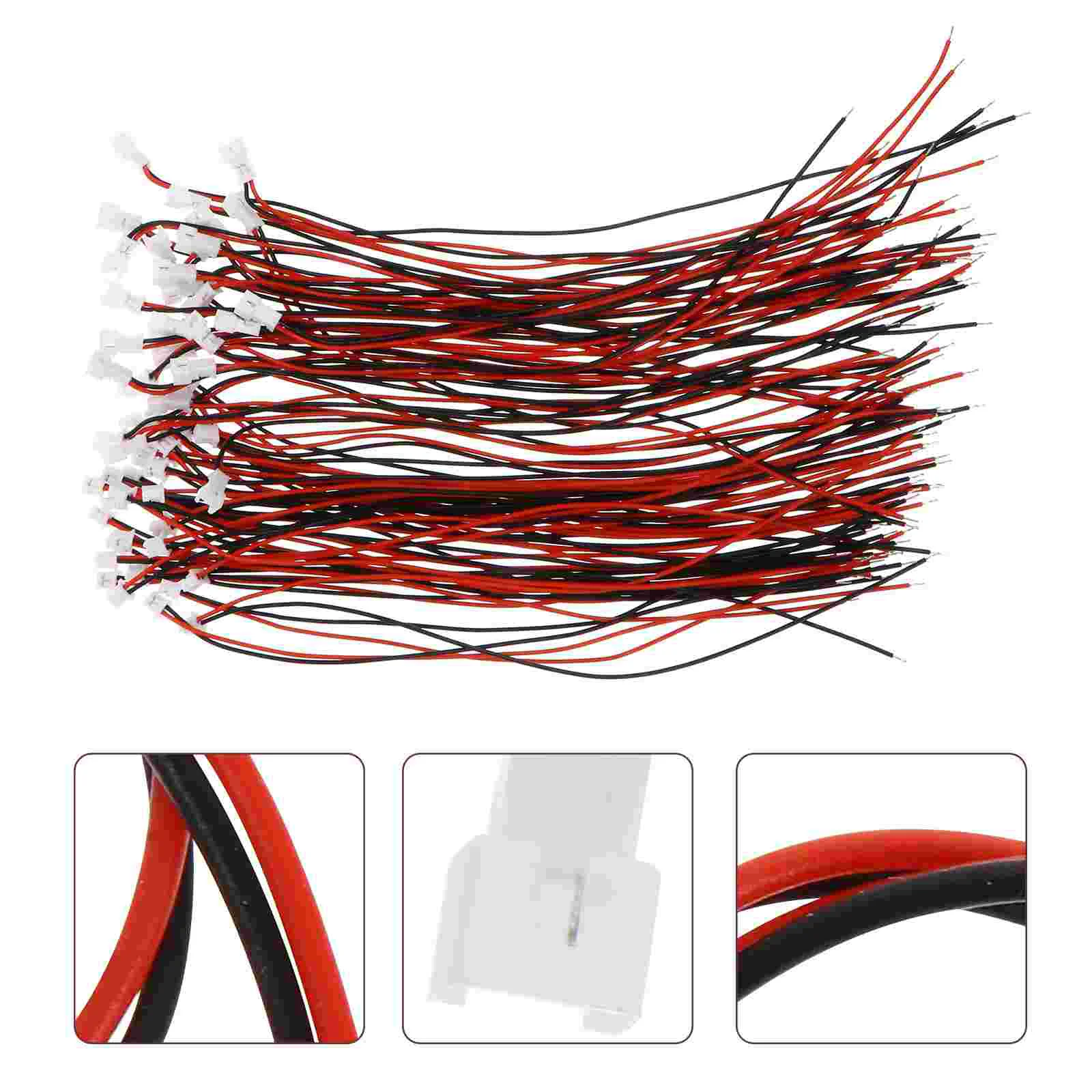 

30 Pairs Practical 2 Pin Female Male Plug Connector with 15CM Electrical Cable