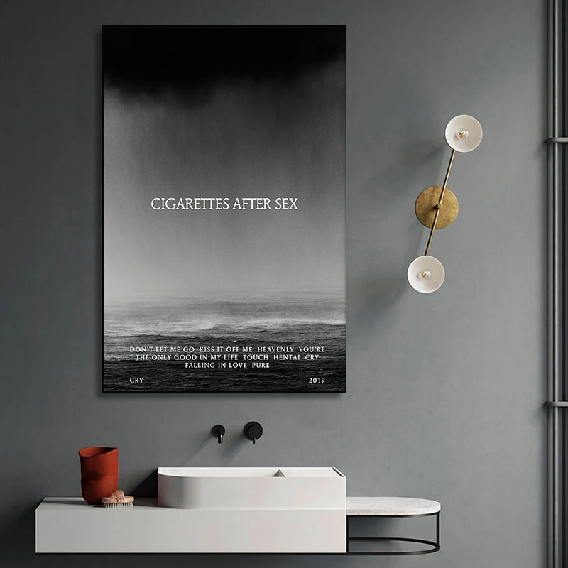 Современные женские сигареты после секса черные картины на холсте постеры и
