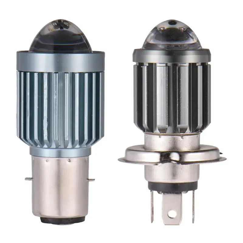 

Светодиодные лампы для мотоциклетных фар, 8000 лм, H4, H6 «рыбий глаз»