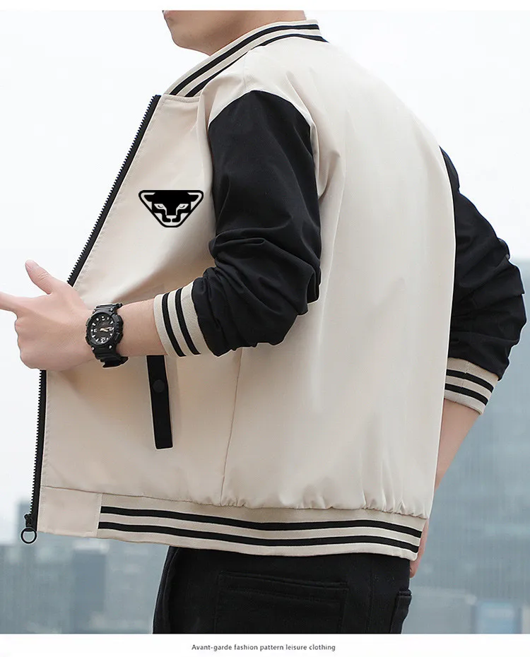 

Men's jacket cross-border quick-sell sports casual stand-up collar youth jacket oversize foreign trade trend jacket wholesale