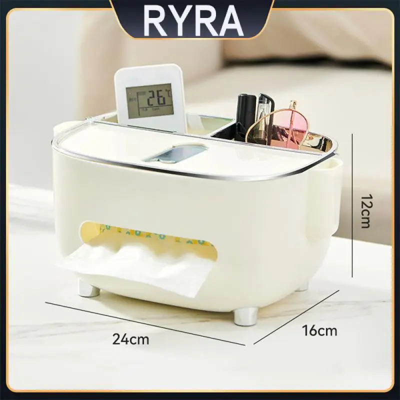 

Simple And Luxurious Storage Box Creative Multifunctional Storing Items Remote Control Storage Box Multifunctional Tissue Box