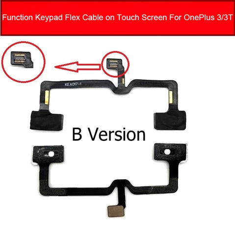 Гибкий кабель для Oneplus 1 + 2 3 3t 5 X Меню Кнопка сенсор функция сенсора гибкий ленточный кабель запасные части