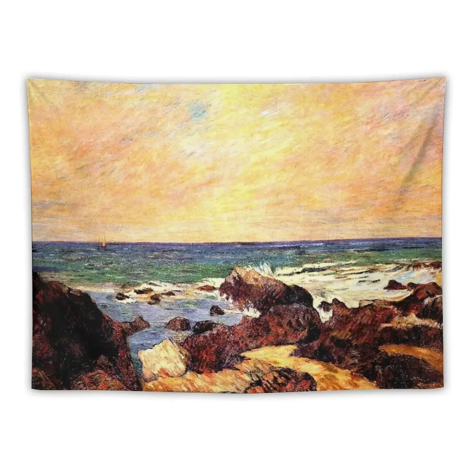 Гобелены Gauguin - Rocks и Sea гобелены для изобразительного искусства украшения дома