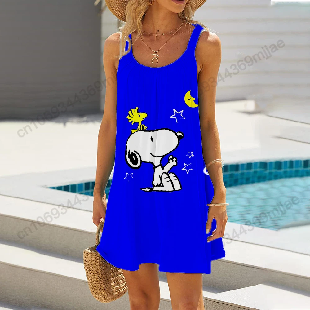 

Модное пляжное подвесное платье, комфортное летнее платье с круглым вырезом для женщин, 2023 сексуальная женская одежда, пляжная одежда, женская одежда