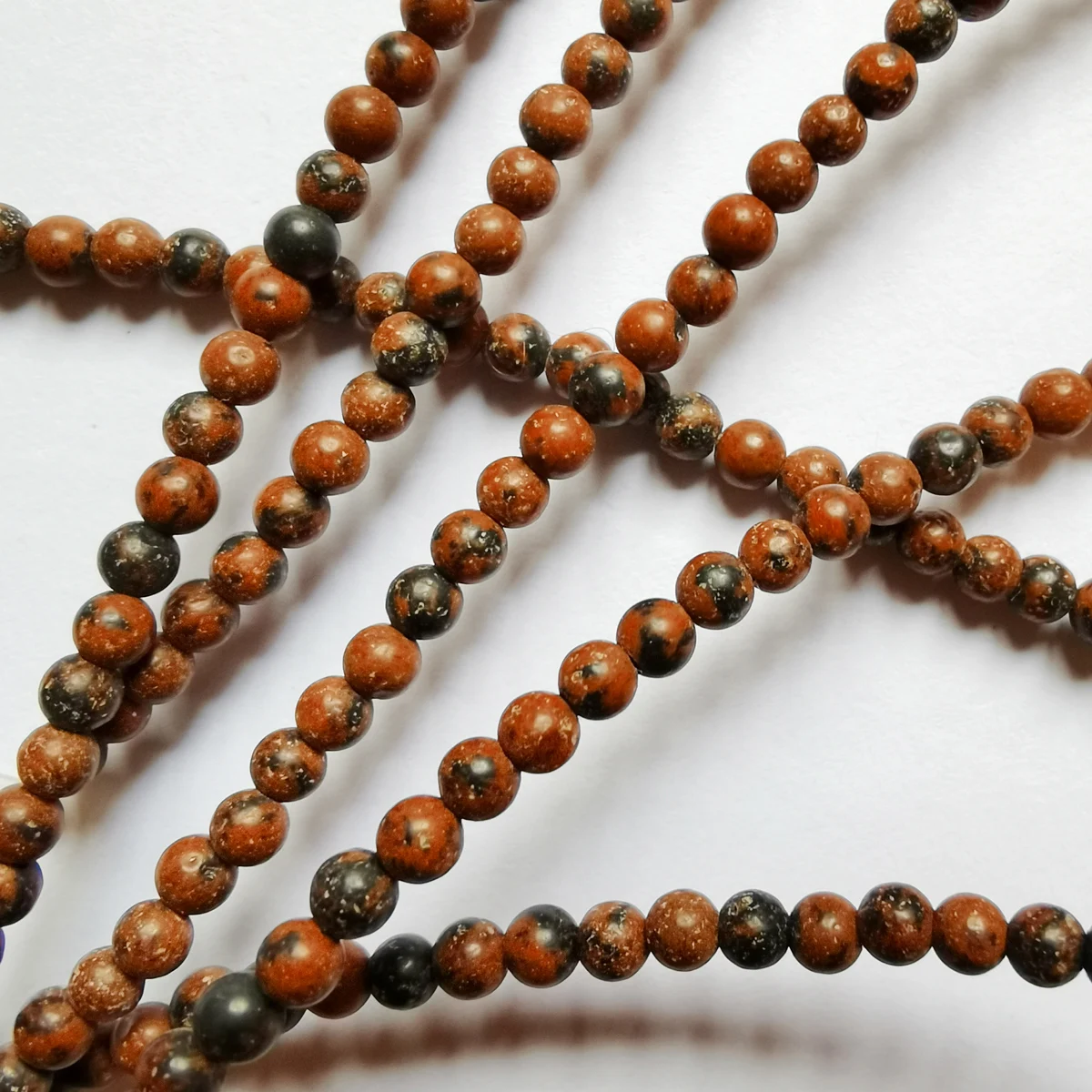 

Круглые Бусины Из Песчаника 3 мм, 15,5 дюйма, для изготовления ювелирных изделий B111