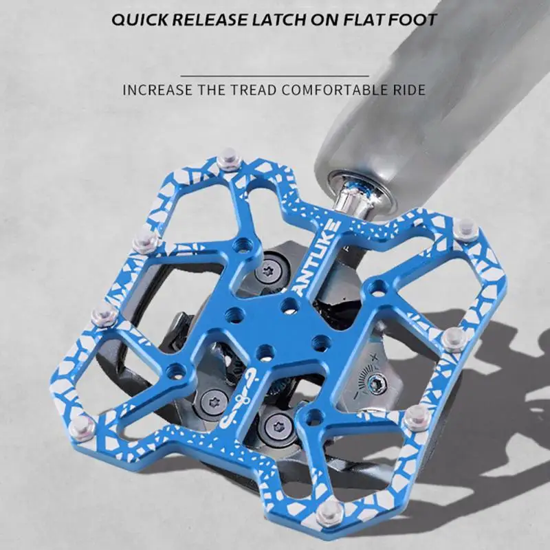 

1 Pairs Bicycle Pedal Alloy MTB Road Bike Clipless Pedal Platform Adapters For SPD Ultralight Cycling Pedals Bicycle Parts