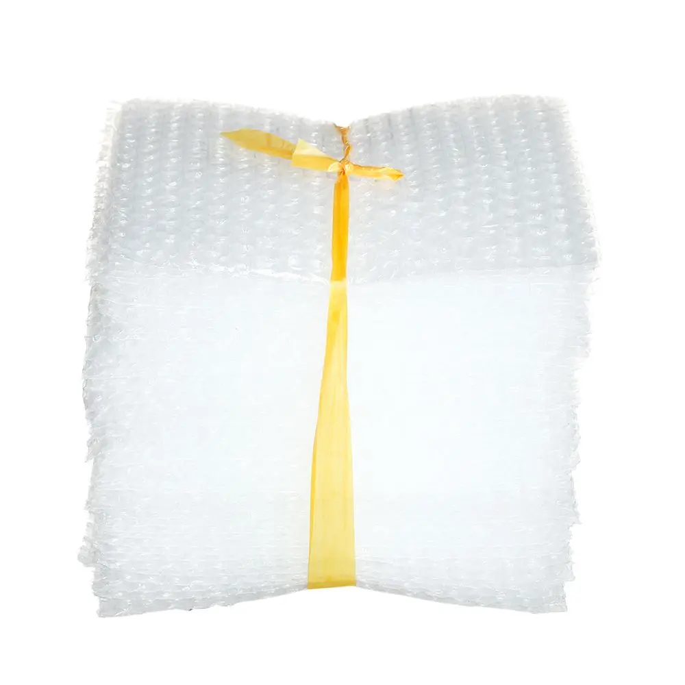 

50pcs PE White Bubble Bag Foam Packing Bags Clear Cushioning Covers Plastic Envelope Protective Wrap Shockproof Package