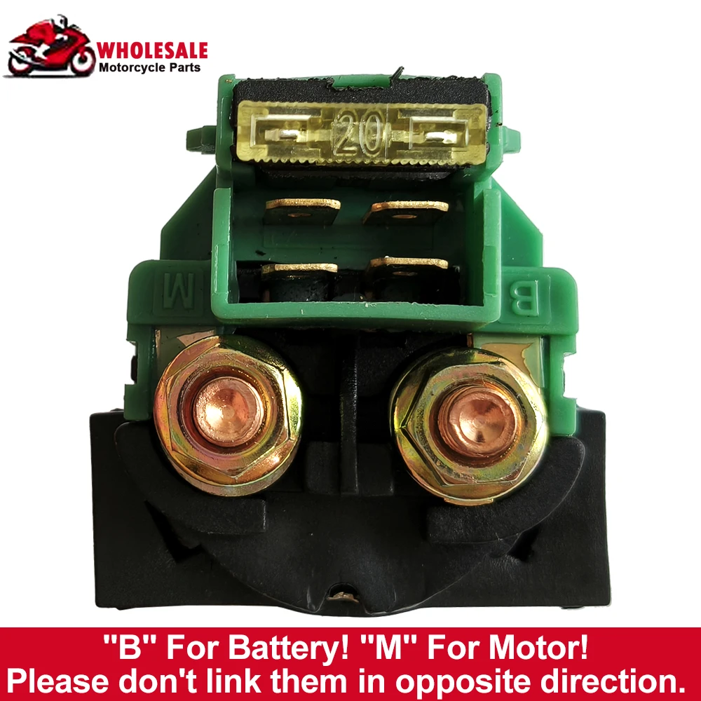 Фото Стартерное соленоидное реле (1/2/4 шт.) для Honda GB500 1989-1990, GL500 81-82, GL650 SILVERWING 650 1981-1983, VF500C VF 5005 C MAGNA 84-85 №4