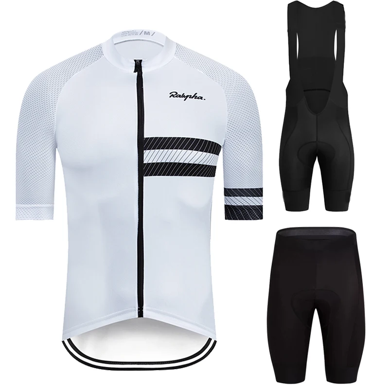 Summer Cycling Jersey Short Sleeve Set Raphaful Maillot Ropa Ciclismo Breathable Bike Clothing MTB Cycle Clothes
