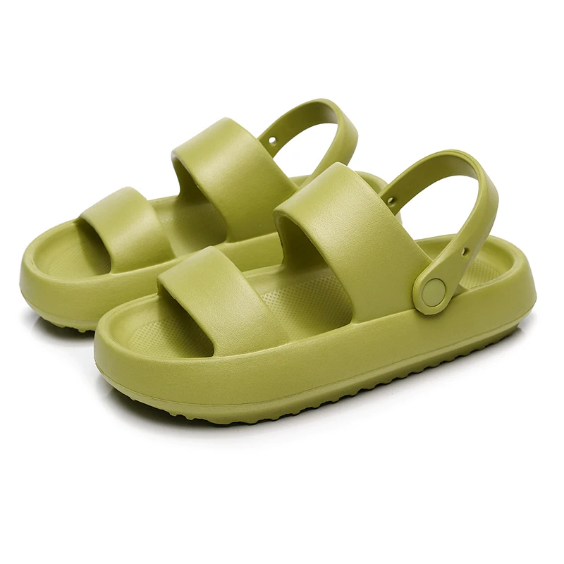 

Home Eva Slippers Bathroom Thick-soled Non-slip Waterproof Step on Shit Feeling New Sandals and Slippers Super Soft