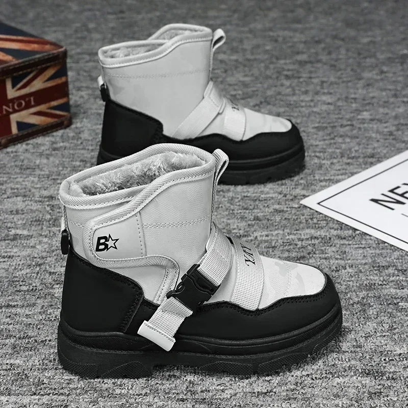 Зимняя детская обувь детские зимние сапоги для мальчиков и девочек модная