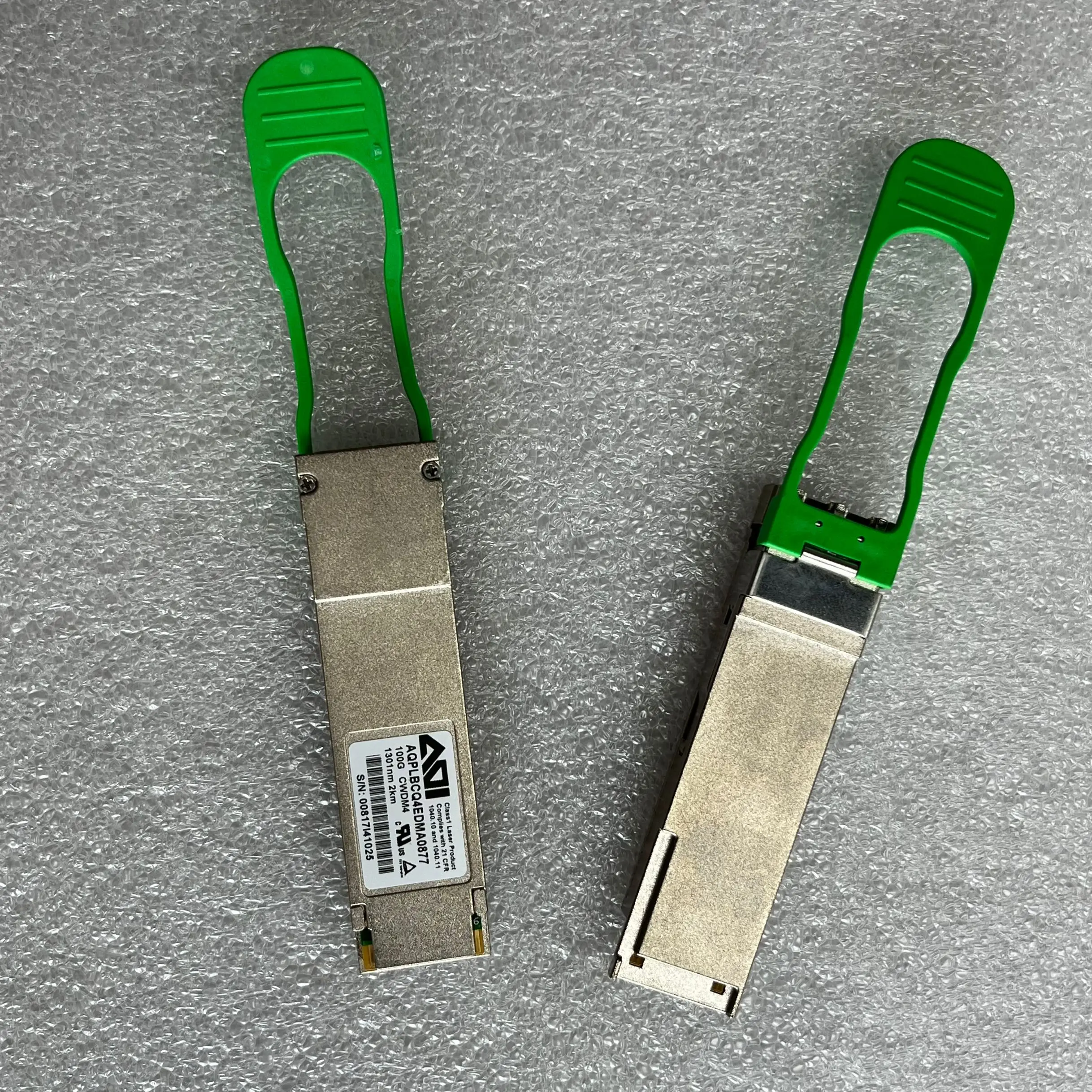 100G Base QSFP28 CWDM4 1310nm 2KM SMF Transceiver Module AQPLBCQ4EDMA0877 Fiber Optic Transceiver