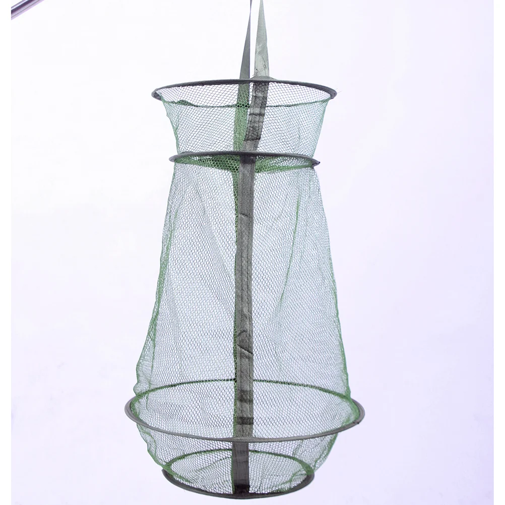 

Net Collapsible Cast Folding Fishing Foldable Lobster Equipment Crabbing Cage Basket Fish Wire Portable Bait Crawfish Shrimp