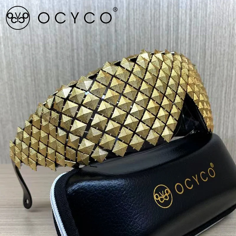 

Fashion Pyramid Gold Silver Steampunk Sunglasses Women Novelty Sun Glasses Men Party Goggles Hip Hop Gothic