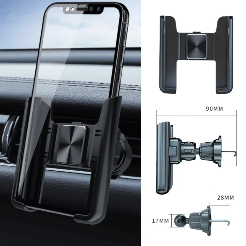 

Car Phone Holder 360° Rotation Stand for Cell Phone Universal Gravity Auto Phone Holder In Car Air Vent Clip Mount GPS Support